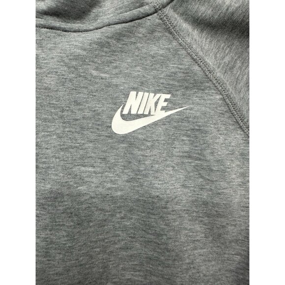 Nike Sportswear Tech Fleece Full-Zip Cape Grey/White Women's Hoodie M - Picture 2 of 7